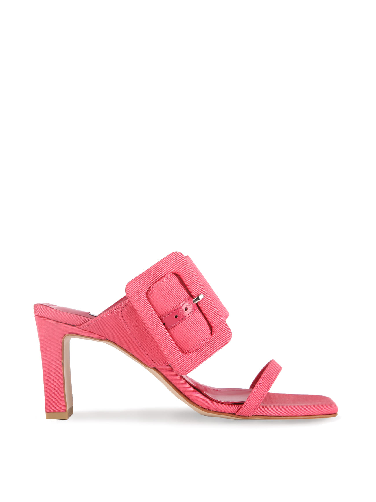 TWIGGY Buckle Mule - Pink Cotton (235사이즈 7cm)