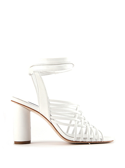 Alesia white sandal (8cm)
