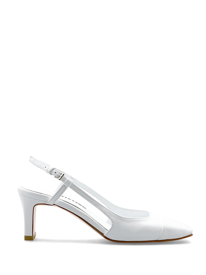 22SS CANDICE SLINGBACK -  WHITE