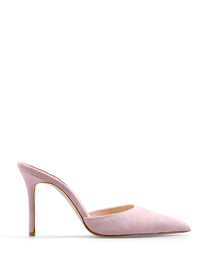 CLASSIC GRACE MULES - PINK SUEDE