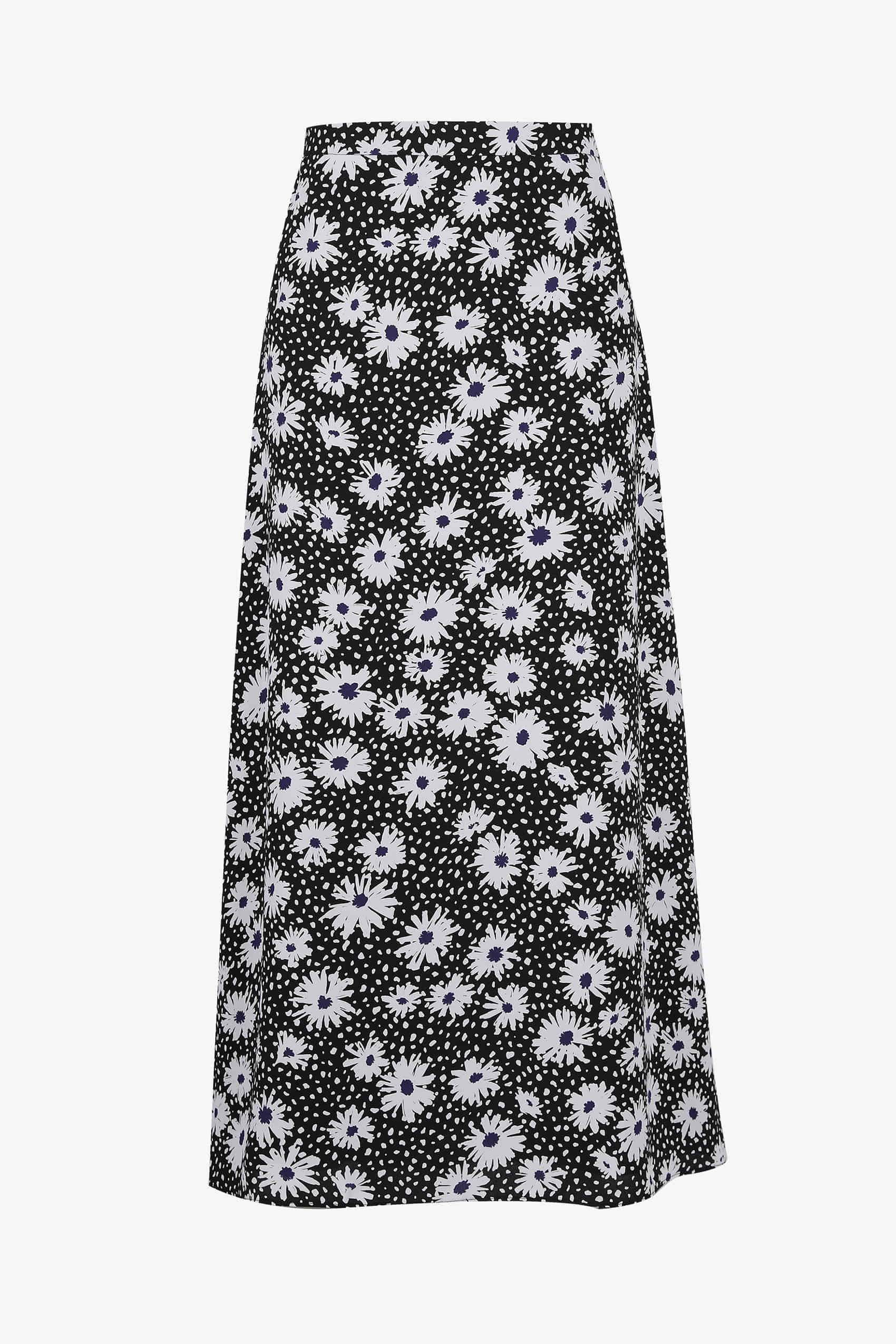 HIGH QUALITY LINE - Floral Print Skirt (Fabric by UNI TEXITLE, Made in JAPAN)