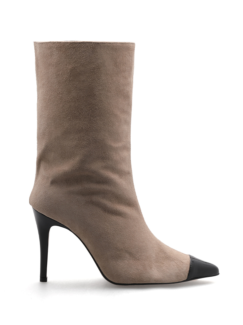 CLASSIC GRACE MID ANKLE BOOTS - TAUPE