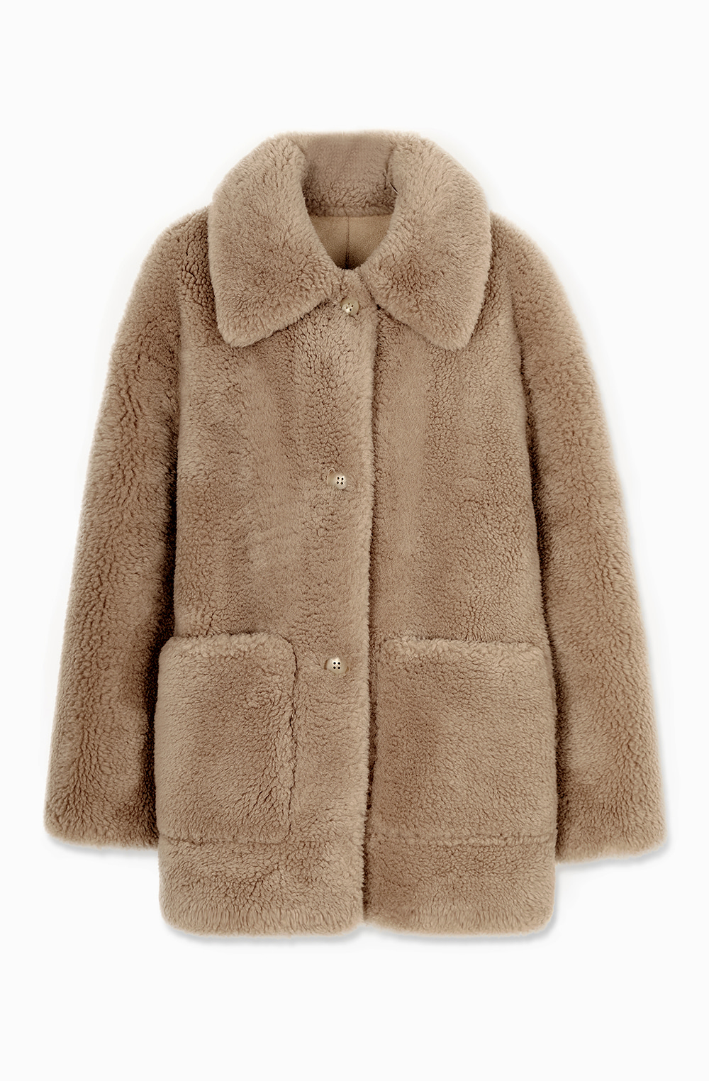 HIGH QUALITY LINE - MYEYEKO 22 Winter Collection / Reversible Baby Teddy Bear Coat (Etoffe Beige)