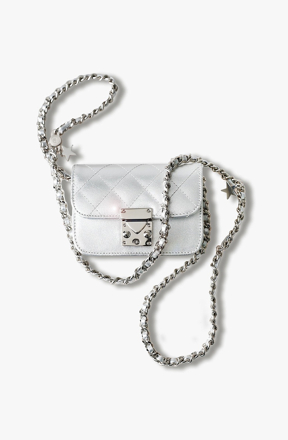2ND / Myeyeko Exclusive Line - LILLY Mini and Micro Flap Bags (SILVER)